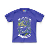 Just a boy who loves dinosaurs